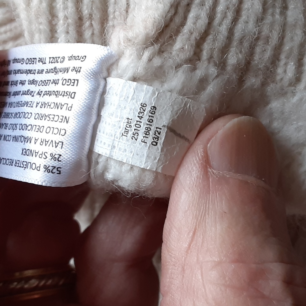 Lego Target Recycled Poly Blend Color Block Sweat… - image 8